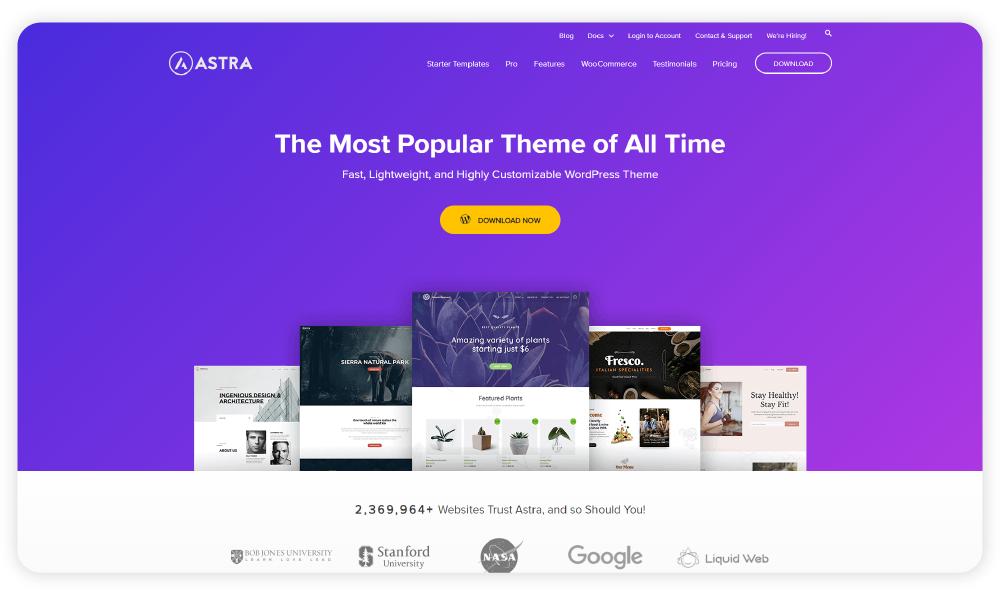 Astra - WordPress Blog Themes