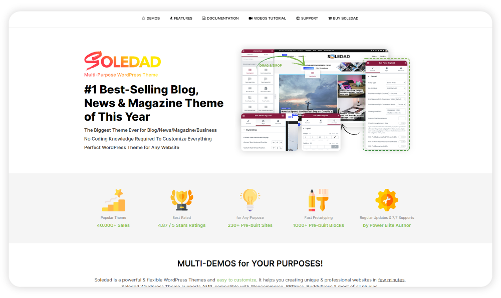 Soledad WordPress Blog Themes