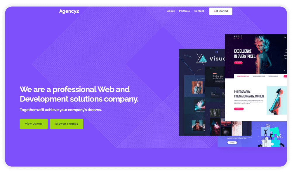 Agency Website Theme