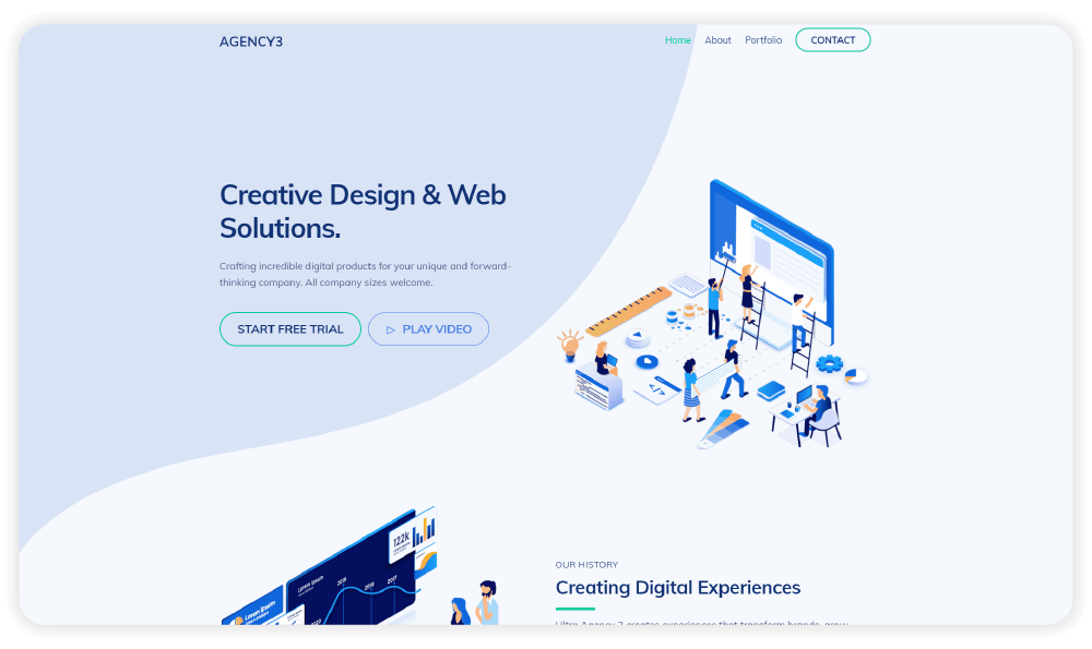 Ultra - Agency Website Theme 2