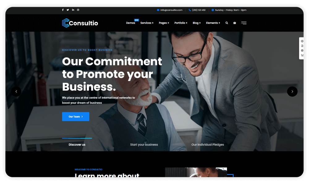 Consulting Finance WordPress Theme 2