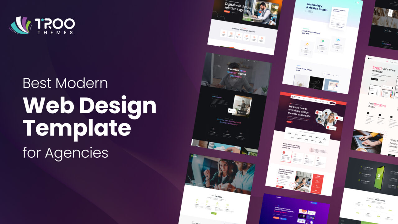 Best Modern Web Design Template for Agencies