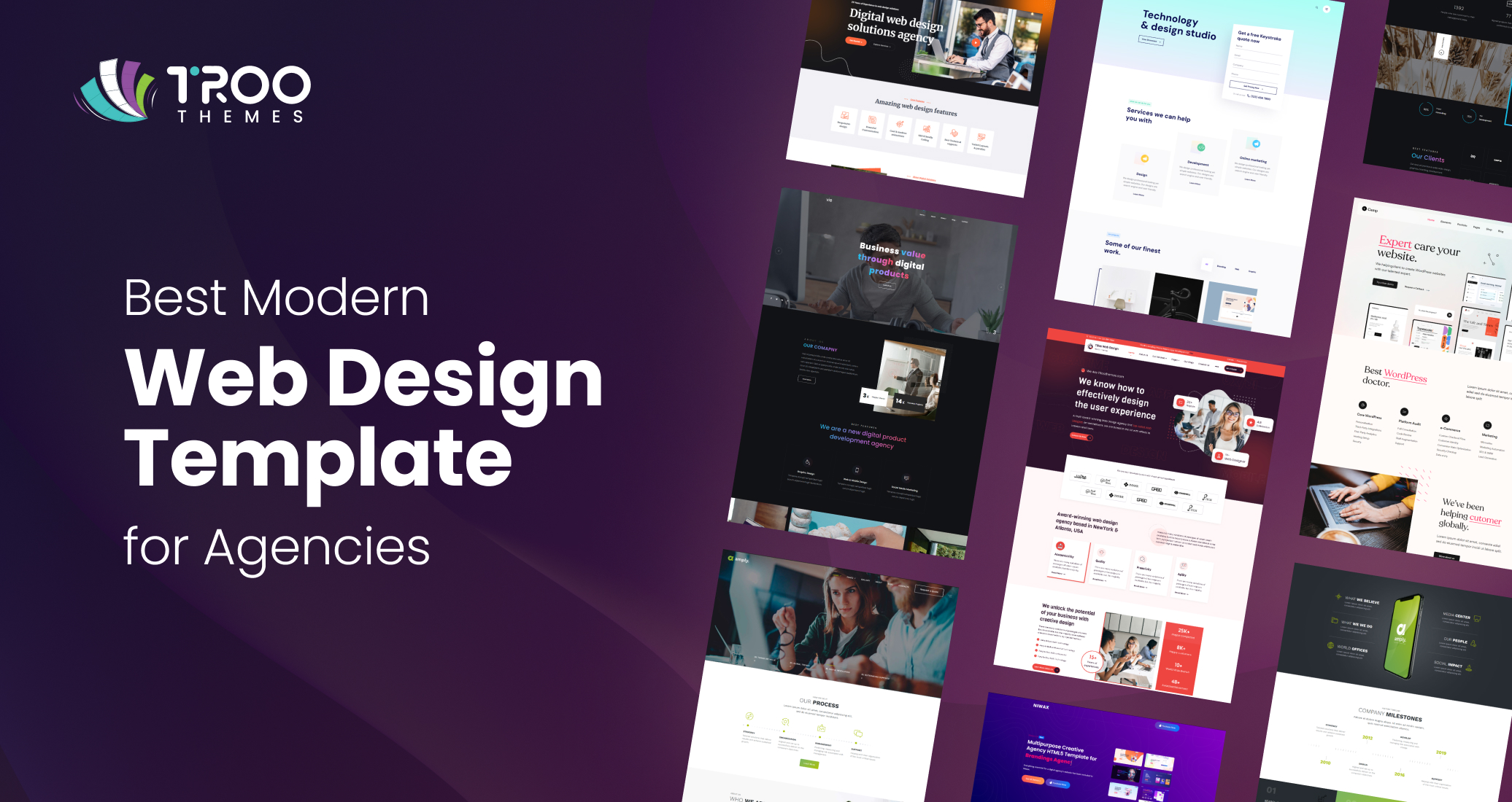 Best Modern Web Design Template for Agencies