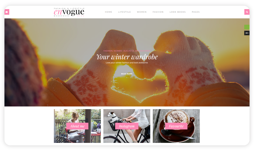 09_EnVogue - Fashion & Lifestyle Blog Website Template