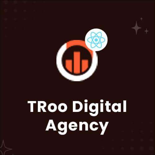 TRoo Digital Agency React Landing Page - React JS Landing Page