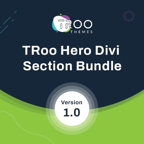 TRoo Divi Hero Section Bundle