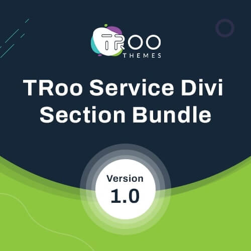 TRoo Divi Service Section Bundle