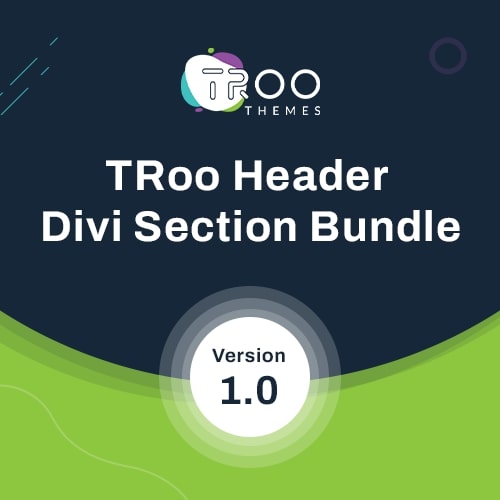 TRoo Divi Header Section Layouts