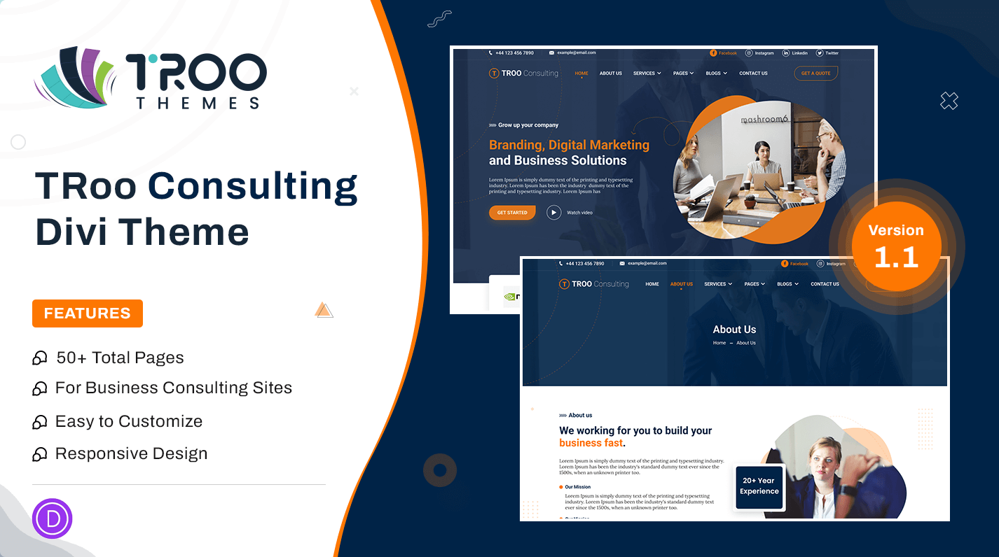 TRoo Consulting Divi Theme-V1.1