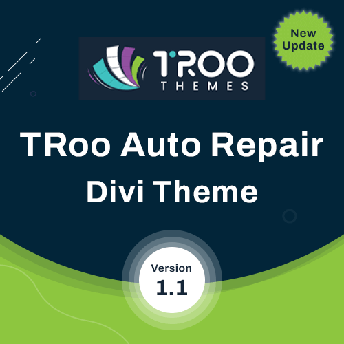 TRoo Auto Repair - Divi Child Theme