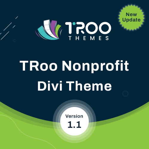 TRoo Nonprofit - Divi Child Theme