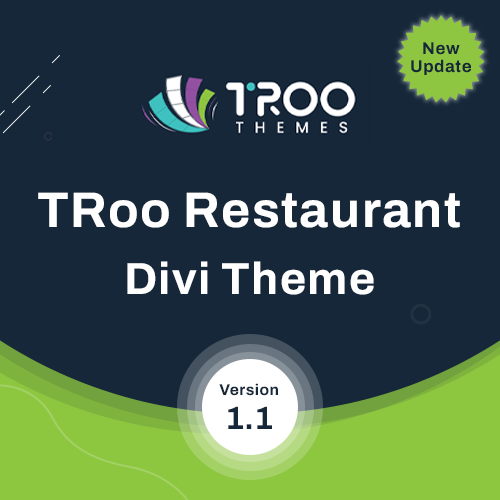 TRoo Restaurant - Divi Child Theme