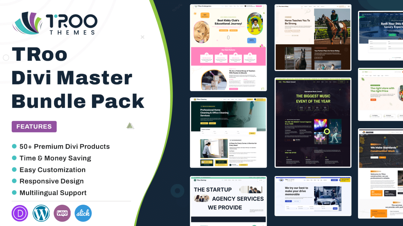 TRoo Divi Master Bundle Pack - Featured Image