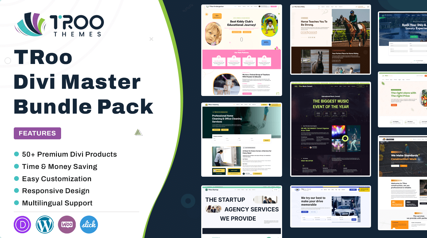 TRoo Divi Master Bundle Pack - Featured Image